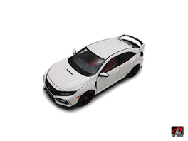 1-18  2020 Civic Type R Diecast Model Car- White color